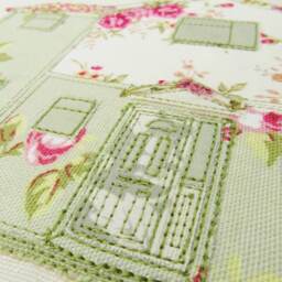 Unframed Personalised Stitched House Picture - New Home Gift/Housewarming Present - thumbnail 3