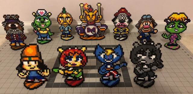 Um Jammer Lammy Perler Bead Figure Stand Or Necklace - image 1