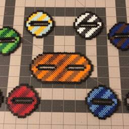 Um Jammer Lammy Perler Bead Figure Stand Or Necklace - thumbnail 4