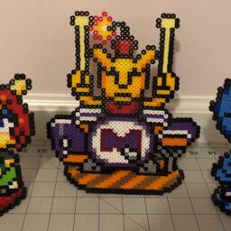 Um Jammer Lammy Perler Bead Figure Stand Or Necklace - thumbnail 2