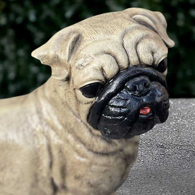 Stone French Bulldog Statue Concrete Dog Sculpture Garden Figurine Outdoor Pet Ornament Dog Lover Gift Handmade Yard Art - image 1