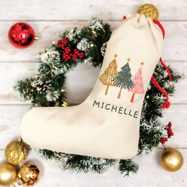 Personalized Christmas Stockings Holiday With Name For Custom Gifts Family Stocking Ornament - image 1
