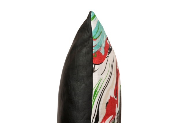 Kate Spade Swirl & Leather Pillow - image 1