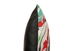 Kate Spade Swirl & Leather Pillow - thumbnail 1