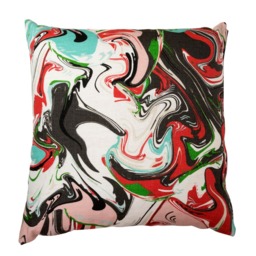 Kate Spade Swirl & Leather Pillow - thumbnail 2