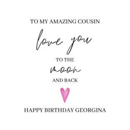 Cousin Candle Gift Set Candles Gifts Birthday Presents Print Tote - thumbnail 4