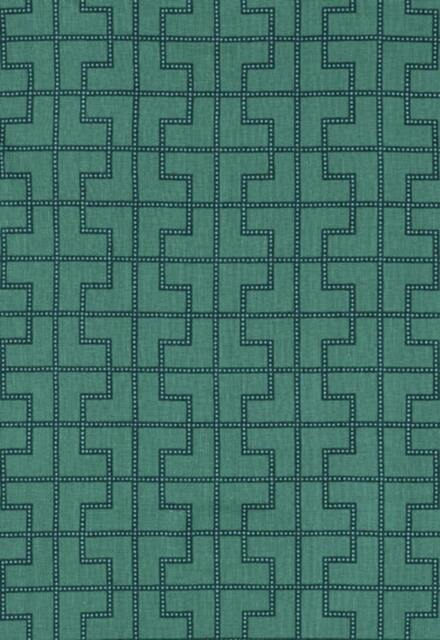 Celerie Kemble Bleecker Peacock Linen Pillow Cover