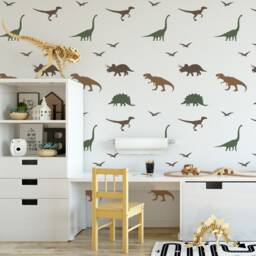 Dinosaur Wall Stencil Reusable Animal Template For Diy Decor - thumbnail 2