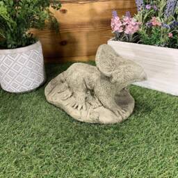 stone Garden Detailed Triceratops Dinosaur Concrete Ornaments - thumbnail 4