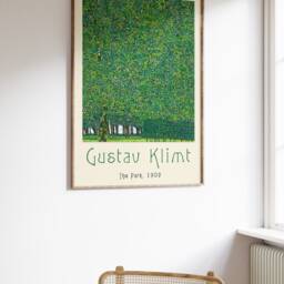 Gustav Klimt Poster, The Park, Exhibition Art Nouveau, Deco, Modern Print, Wall Decor, Birthday Gift A1/A2/A3/A4 - thumbnail 3