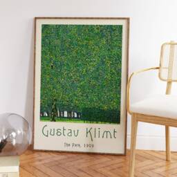 Gustav Klimt Poster, The Park, Exhibition Art Nouveau, Deco, Modern Print, Wall Decor, Birthday Gift A1/A2/A3/A4 - thumbnail 2