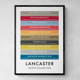 Lancaster Funny Colour Palette Print, Poster Wall Art - thumbnail 1