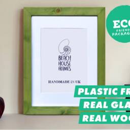 6x8 Picture Frame Rustic Green Photo Vintage Wedding Gift Wall Decor Shabby Chic - thumbnail 2