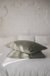 Linen Pillowcase With Envelope Closure, Various Colors Available, Soft Natural Linen Pillow Cover, Standard, Queen, King Pillowcase - thumbnail 1