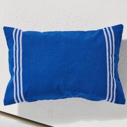 Blue Pillow Cover, Cushion Marine Hamptons Style Cushion, Coastal Case, Outdoor Cover 40x60 cm - thumbnail 2
