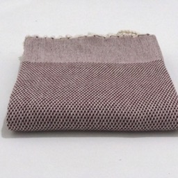 Turkish Towel, Burgundry Hammam Bath Peshtemal, Cotton Turkish Towel Gift For Her, Travel Wedding - thumbnail 4