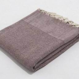 Turkish Towel, Burgundry Hammam Bath Peshtemal, Cotton Turkish Towel Gift For Her, Travel Wedding - thumbnail 2