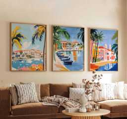 Set Of 3 St. Petersburg Fl Posters, Florida Travel Prints, Coastal Wall Art Sets, Beach Town Poster Pete Home Deco - thumbnail 1