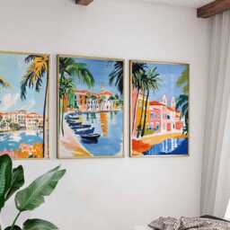 Set Of 3 St. Petersburg Fl Posters, Florida Travel Prints, Coastal Wall Art Sets, Beach Town Poster Pete Home Deco - thumbnail 3