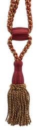 "D??copro Curtain & Drapery Tassel Tieback, Adjustable Cord Length, Length 5 1/2"", Spread 24" - thumbnail 2