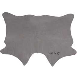 Authentic Medium Dark Brown & White Cowhide Rug - Luxurious Hair-On Leather For Sophisticated Spaces - 40x45 Inches - thumbnail 4