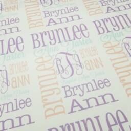 Personalized Baby Name Blanket, Monogrammed Newborn Blankets, Swaddle Receiving Handmade Unqiue Shower Gift, Milestone - thumbnail 2