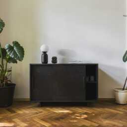 Ototo.14 Minimalist Plywood Sideboard in Japandi Style, Modern Sideboard, Scandinavian Chest Of Drawers, Media Console, Bookcase - thumbnail 2