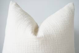 Neutral Striped Pillow Cover - thumbnail 1