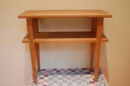Modern Cherry Side Table - thumbnail 1