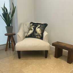 The Batsford - Reclaimed Pine Stool Handmade Rustic Wooden Footstool, Solid Wood Side Table Or Small Bench - thumbnail 3