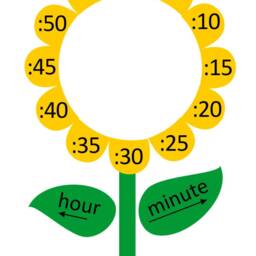 Time For Kids, Teach Time To Kindergarten Decor, Preschool Wall Decal, School Educational Decals, Teach Child - thumbnail 2