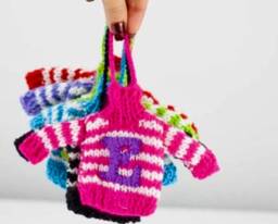 Personalized Knitted Mini Sweater Ornament, Festive Gifts, Christmas Ornaments