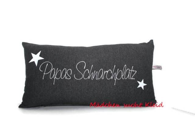 Dad's Snoring Seat Pillow - Decorative For Dad Funny Gift Sofa Cushion With Stars 20x40 - image 1