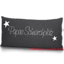 Dad's Snoring Seat Pillow - Decorative For Dad Funny Gift Sofa Cushion With Stars 20x40 - thumbnail 2