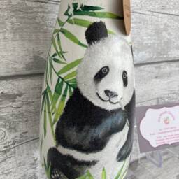 Panda Vase & Light Up Bottle Set, Gifts, Mother's Day Gifts , Xmas Snowdrops - thumbnail 2