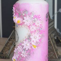 Wedding Candle Birthday Gift Wedding Rustic Decor Ideas Lace Christmas Mother's Day - thumbnail 4