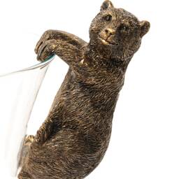 Charming Brown Bear Pot Buddy - Garden & Home Decor British Design - thumbnail 4
