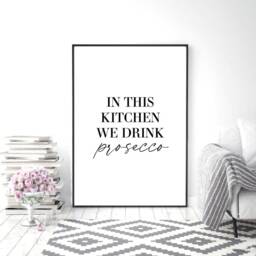 Kitchen Print - Wall Art Prints Food Prosecco Alcohol Decor Home - thumbnail 2
