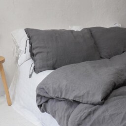 stonewashed Linen Sheet Set, Handmade European Bedding, Custom Sizes - thumbnail 2