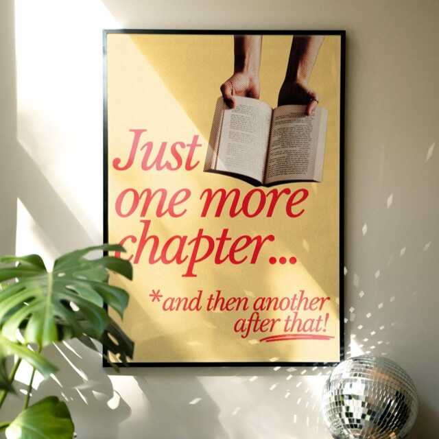One More Chapter - Acotar, Book Posters, Quotes Print, Bookish, Lover Art Print Romantasy Romance, Funny Gift For Reader Tog, Empyrean - image 1