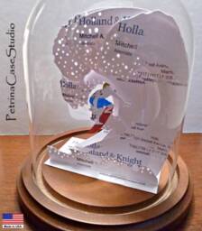 Surfer Business Card Sculpture - Design 1501 -Any Theme, Profession Or Sport