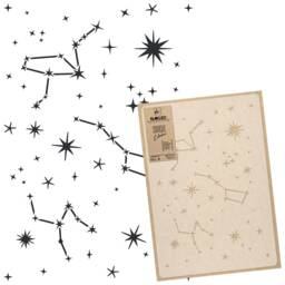 Constellation Wall Stencil Reusable Plastic Template For Diy Decor - thumbnail 1