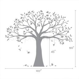 Family Tree Wall Decal Photo Gallery Decor - thumbnail 3