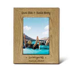 "Personalised Wedding Photo Frame Grandad Photo Frames Custom Mothers Day Gifts For Mum Grandma Nan Nanna Women Her 7""x 5" - thumbnail 1