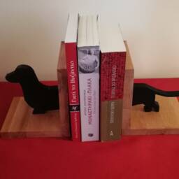 Handmade Wooden Dachshund Bookends Dog Lover Gift - thumbnail 2