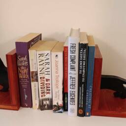 Handmade Wooden Dachshund Bookends Dog Lover Gift - thumbnail 3