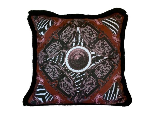 Victoria Pillow - Burgundy/Black - image 1