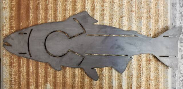 Colorado Trout Metal Wall Decor