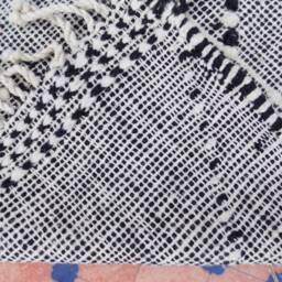 Runner Hanbel/Hallway Moroccan Rug Authentic Handmade Beni Ourain - thumbnail 4