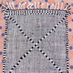 Runner Hanbel/Hallway Moroccan Rug Authentic Handmade Beni Ourain - thumbnail 3